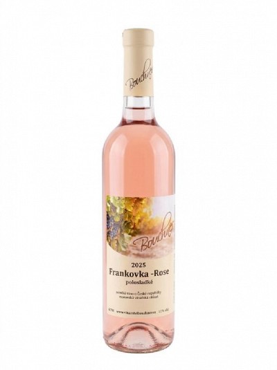 Frankovka rose 2025, zemské víno-0,75 l